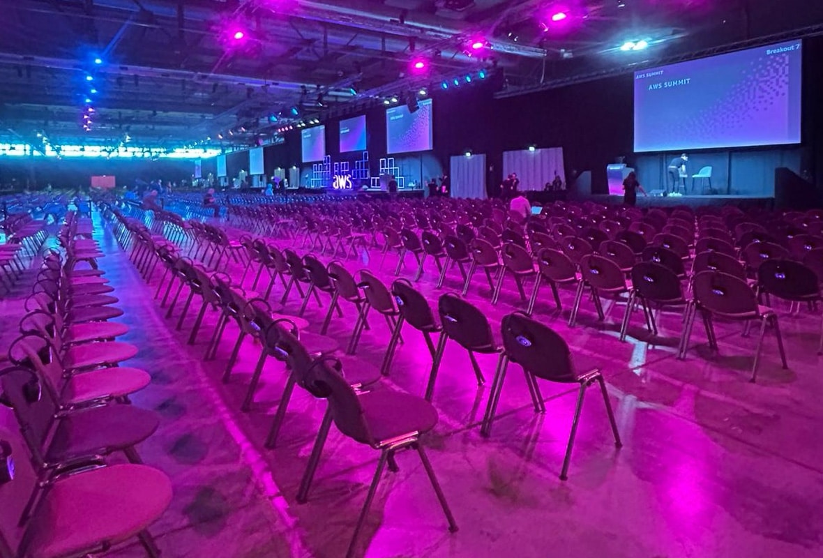 AWS Summit Milano - cuffie wireless Silentsystem a Fiera Milano Rho